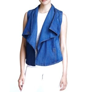 Kut From The Kloth Denim Jean Vest Sz Medium